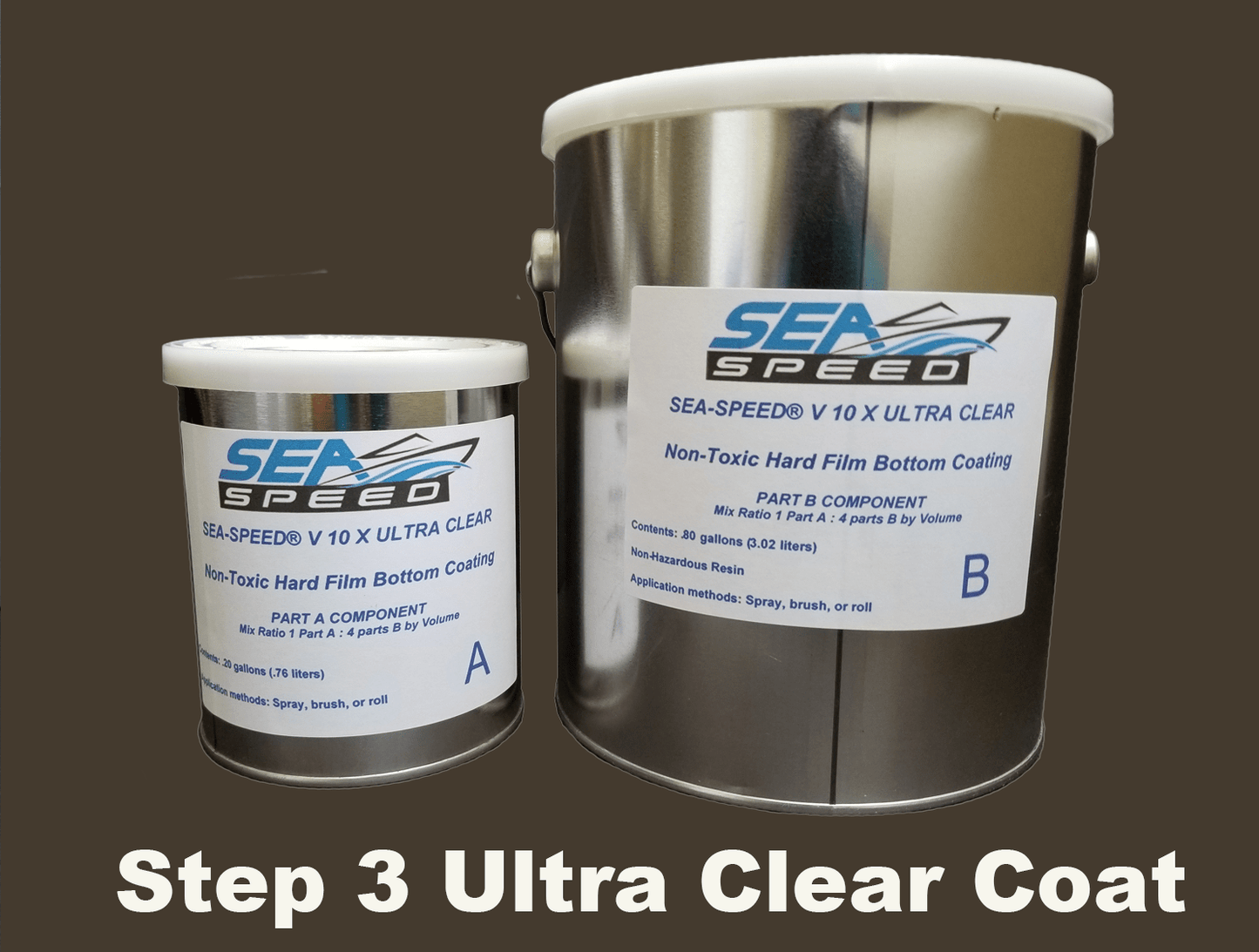 Sea-Speed® V10X Ultra Clear - One Gallon Kit