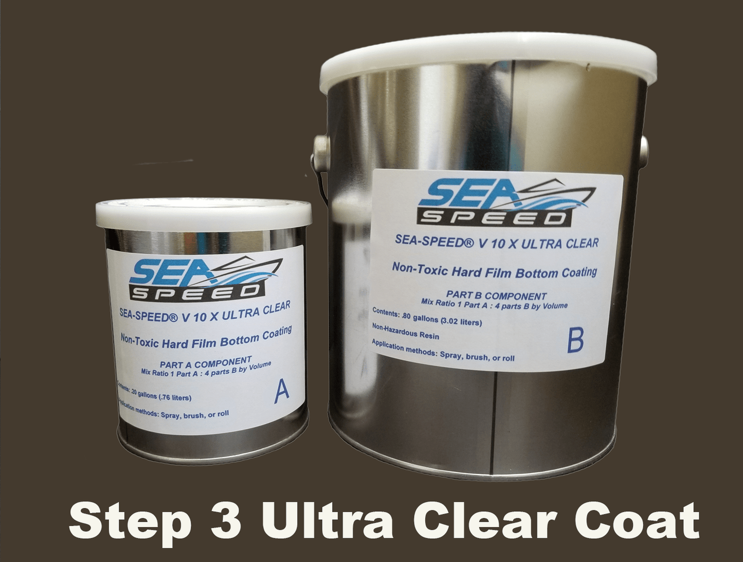 Sea-Speed®  V10X Ultra Clear - One Gallon Kit